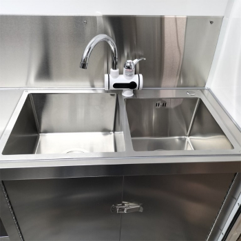 Aktion Retro Trailer PFR2216D mit Kühlschrank